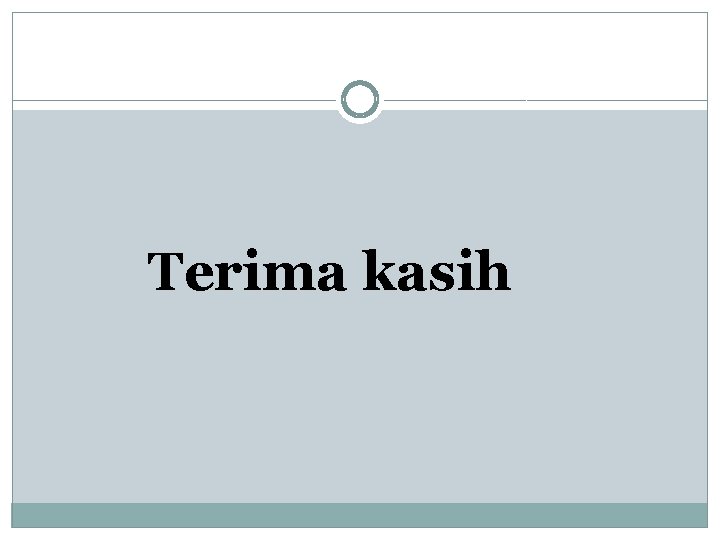 Terima kasih 