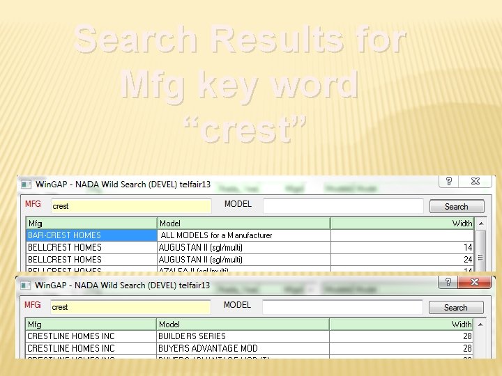Search Results for Mfg key word “crest” 