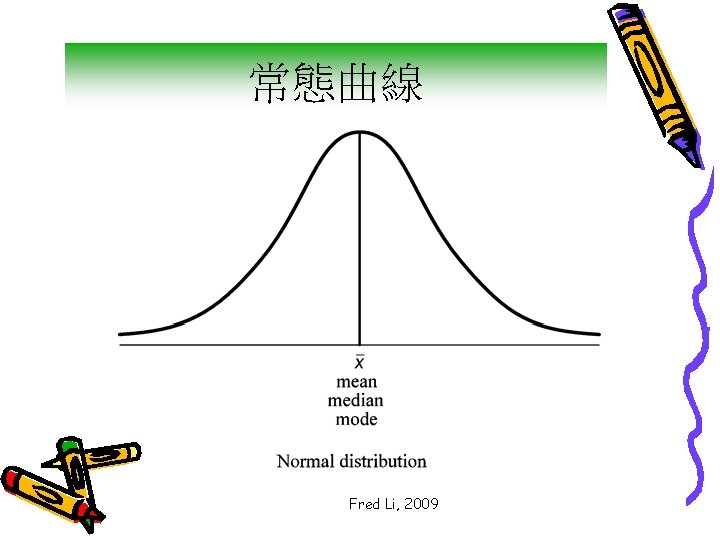 常態曲線 Fred Li, 2009 