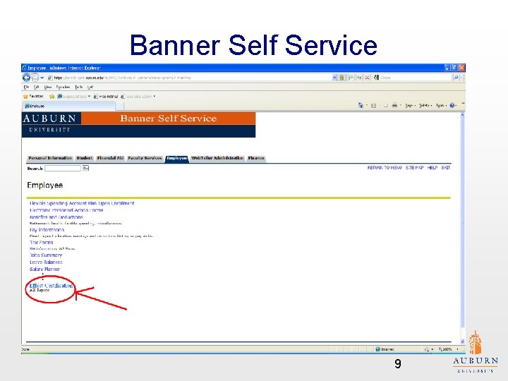 Banner Self Service 9 