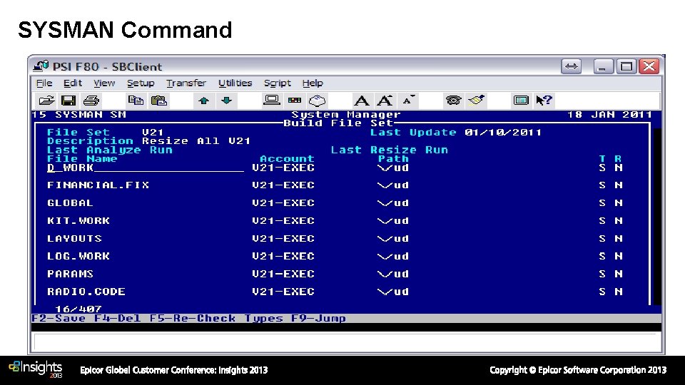 SYSMAN Command SYSMAN Command