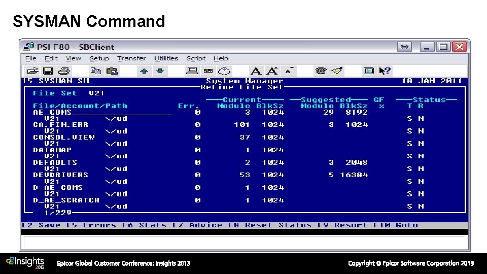 SYSMAN Command SYSMAN Command