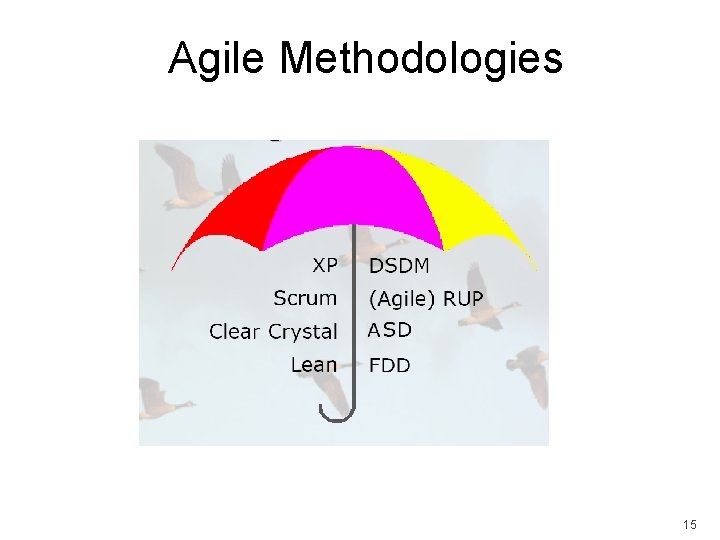 Agile Methodologies 15 