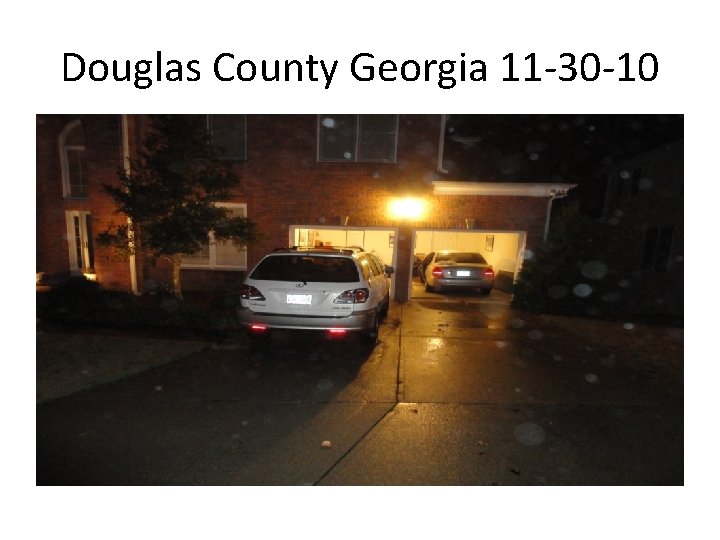 Douglas County Georgia 11 -30 -10 