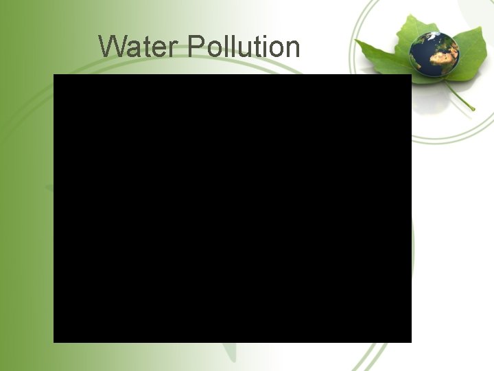 Water Pollution 