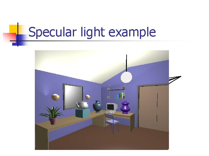 Specular light example 
