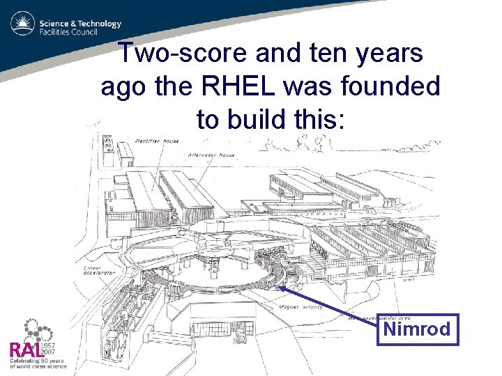 Two-score and ten years ago the RHEL was founded to build this: Nimrod 