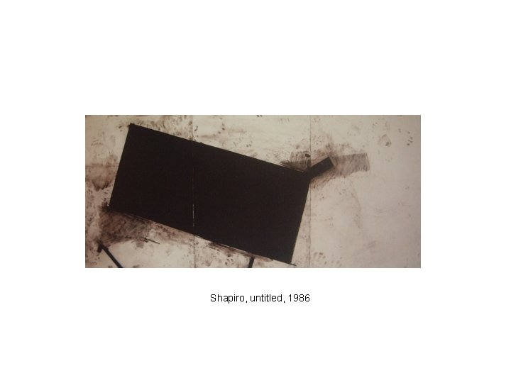 Shapiro, untitled, 1986 