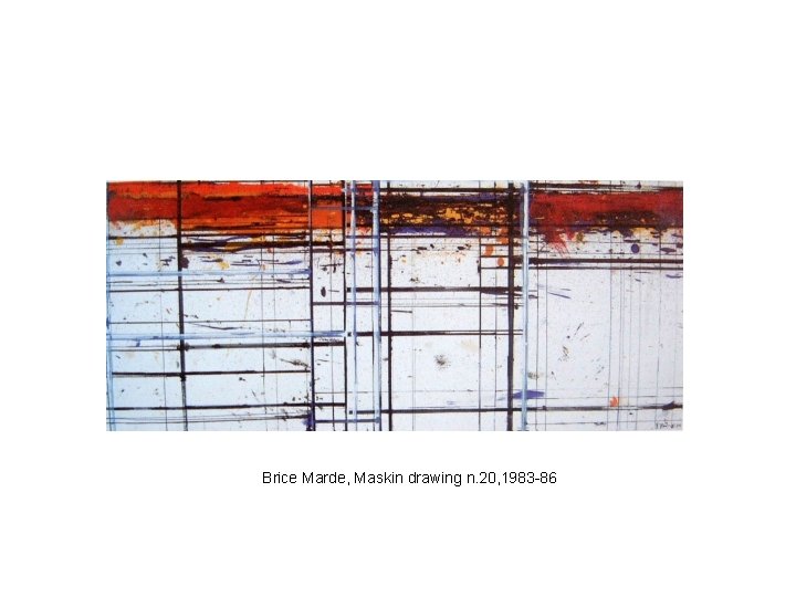 Brice Marde, Maskin drawing n. 20, 1983 -86 