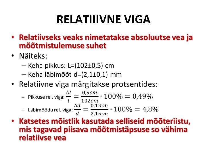 RELATIIIVNE VIGA • 