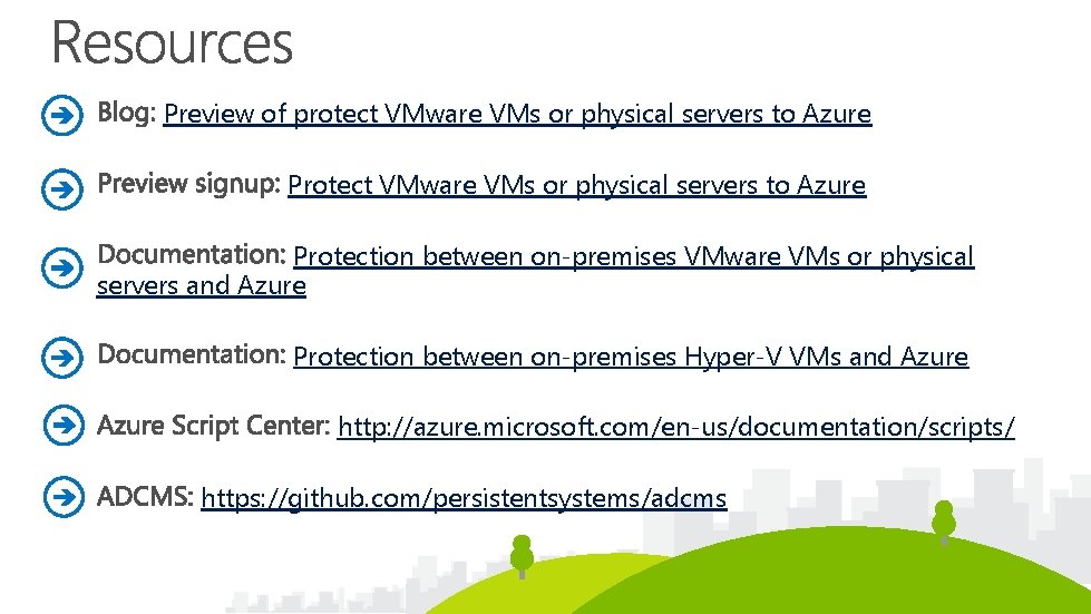 Preview of protect VMware VMs or physical servers to Azure Protection between on-premises VMware