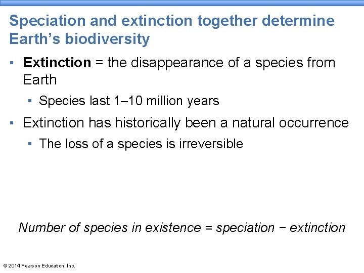 Lecture Outlines Chapter 3 Evolution Biodiversity and Population