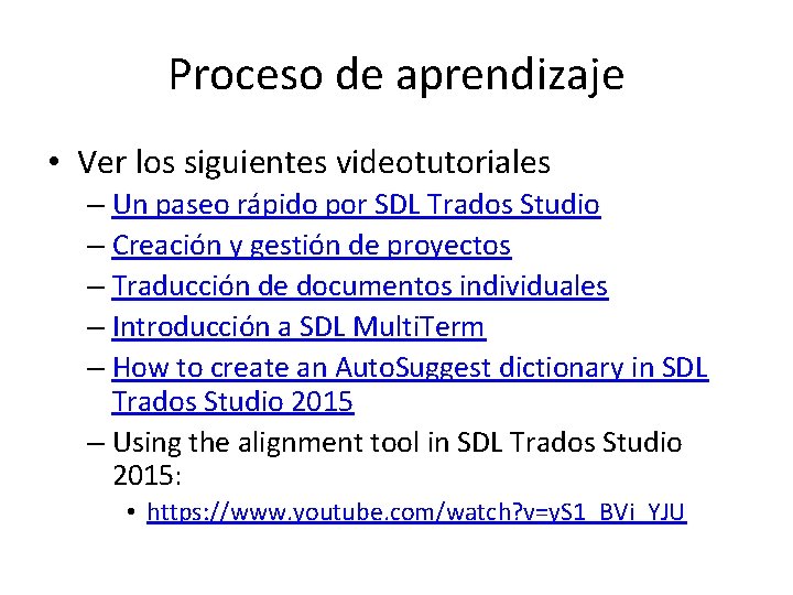 Proceso de aprendizaje • Ver los siguientes videotutoriales – Un paseo rápido por SDL