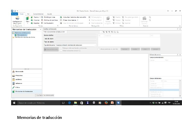 Memorias de traducción 