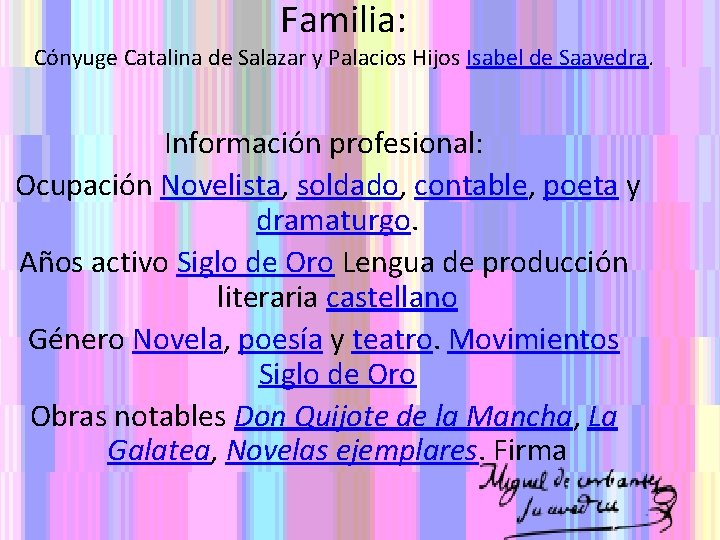 Familia: Cónyuge Catalina de Salazar y Palacios Hijos Isabel de Saavedra. Información profesional: Ocupación