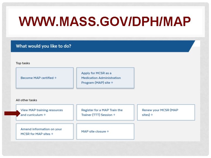 WWW. MASS. GOV/DPH/MAP 