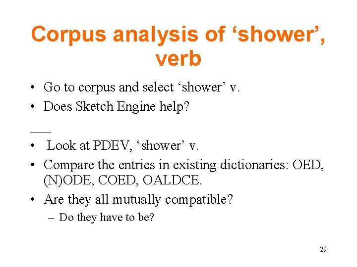 Corpus Pattern Analysis CPA Patrick Hanks Research Institute