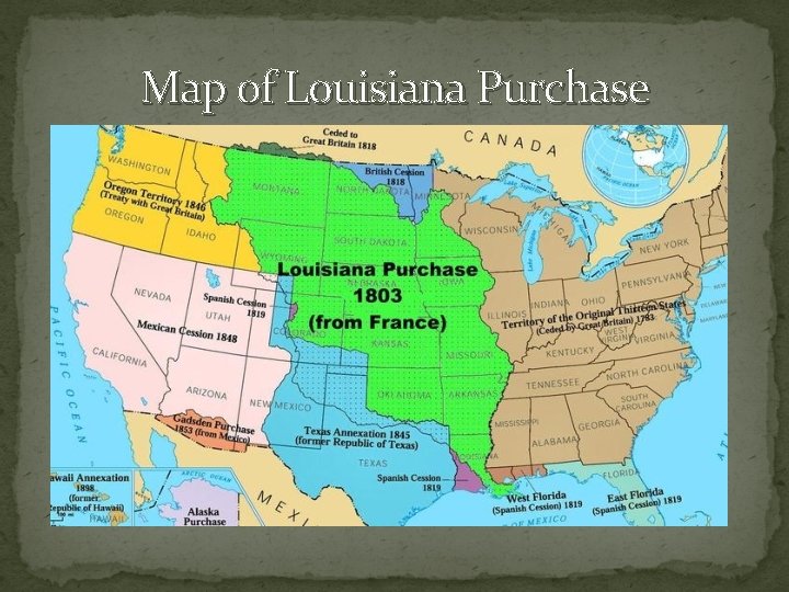 Map of Louisiana Purchase 