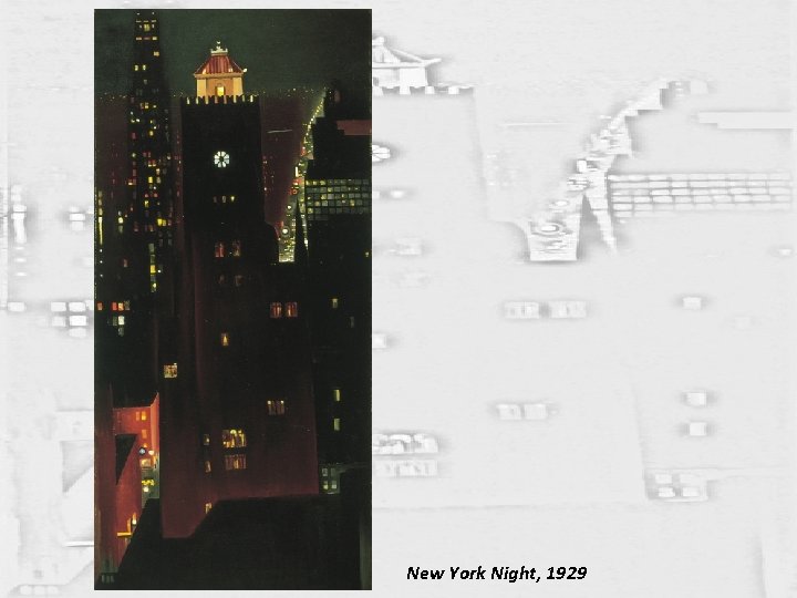 New York Night, 1929 