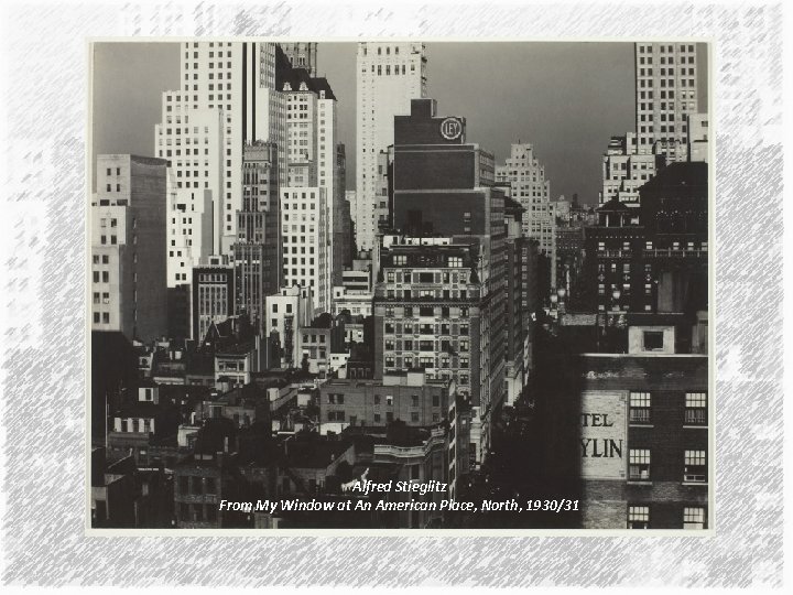 Alfred Stieglitz From My Window at An American Place, North, 1930/31 