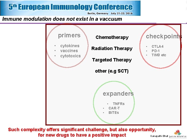 Immune modulation does not exist in a vaccuum primers • • • cytokines vaccines Immune modulation does not exist in a vaccuum primers • • • cytokines vaccines