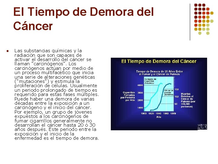 El Tiempo de Demora del Cáncer l Las substancias químicas y la radiación que