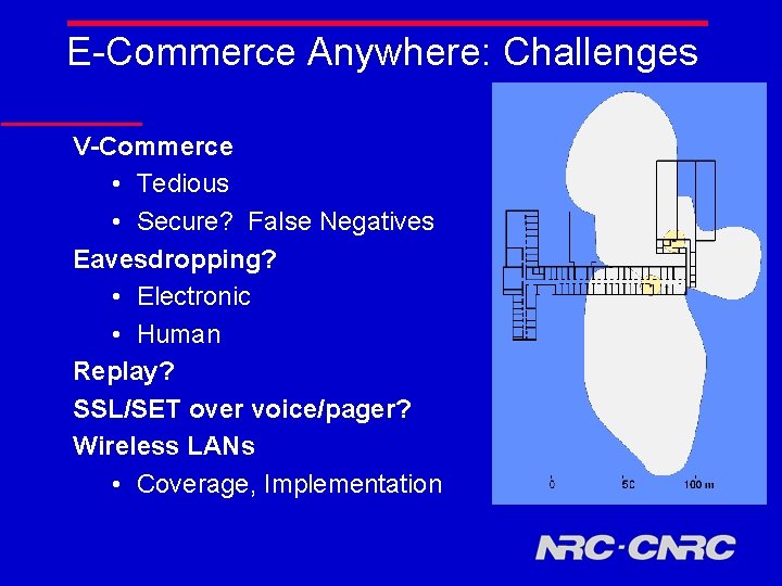 E-Commerce Anywhere: Challenges V-Commerce • Tedious • Secure? False Negatives Eavesdropping? • Electronic •