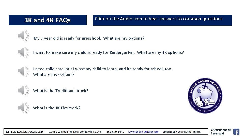 3 K and 4 K FAQs Click on the Audio Icon to hear answers