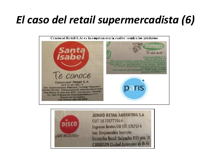 El caso del retail supermercadista (6) 