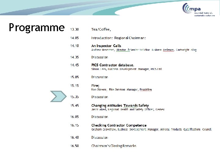 Programme 