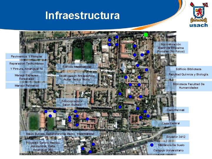 Infraestructura Normalización Electrica Empalme Portales (No Fotos) Pavimentos Y Rampas Reparacion Techumbres Edificio Matemáticas