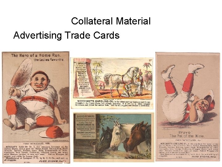 Collateral Material Advertising Trade Cards Collateral Material Advertising Trade Cards