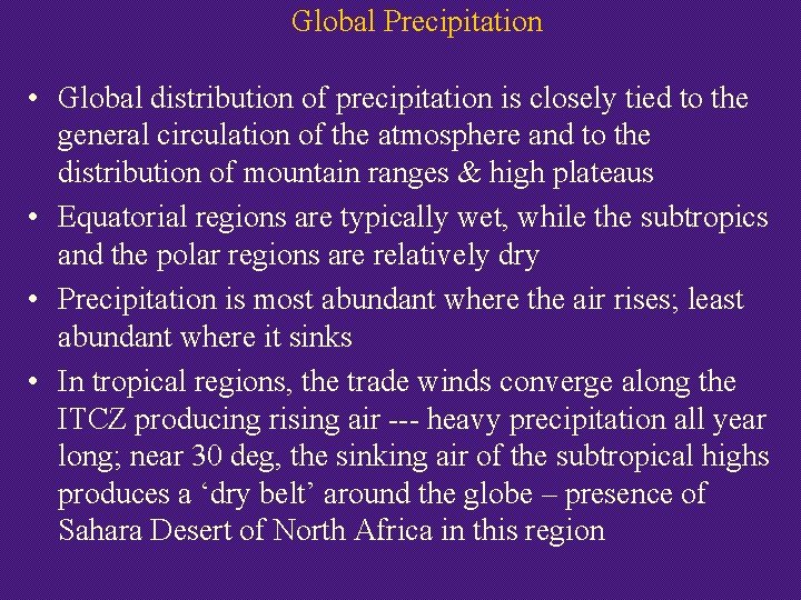 Chapter Thirteen Global Climate What we are going