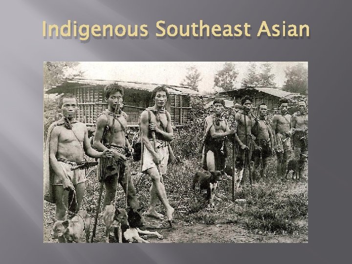 Indigenous Southeast Asian 