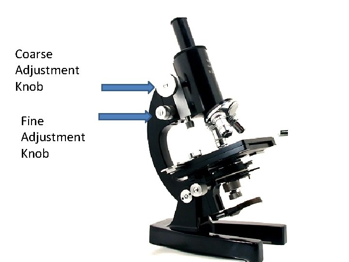 Coarse Adjustment Knob Fine Adjustment Knob 