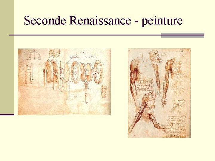 Seconde Renaissance - peinture 