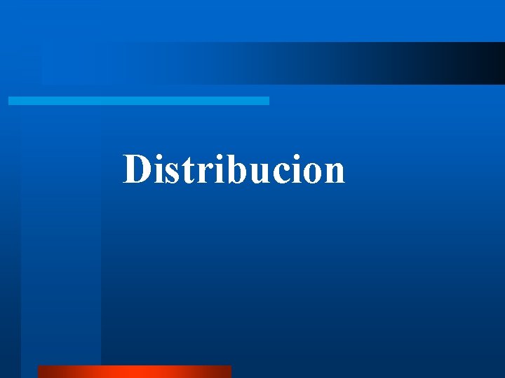 Distribucion 