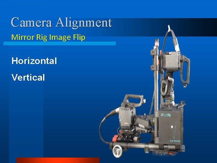 Camera Alignment Mirror Rig Image Flip Horizontal Vertical 