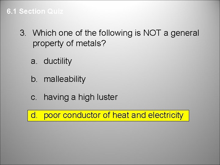 6. 1 Section Quiz 3. Which one of the following is NOT a general 6. 1 Section Quiz 3. Which one of the following is NOT a general