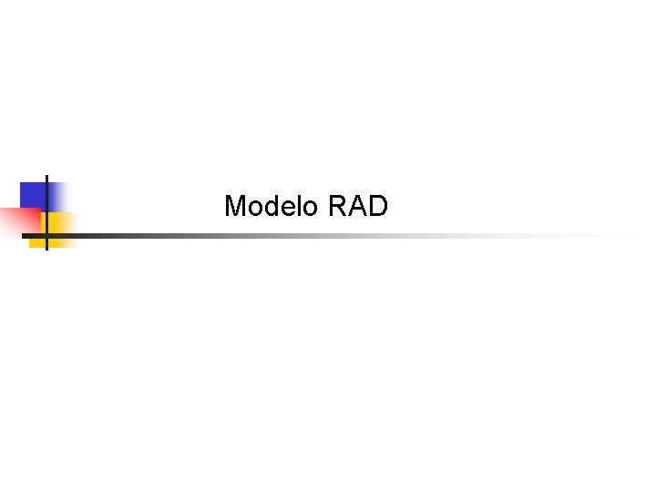 Modelo RAD 