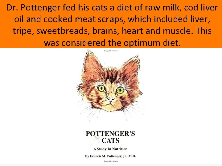 pottenger cat study