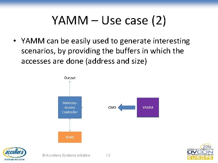 YAMM – Use case (2) • YAMM can be easily used to generate interesting