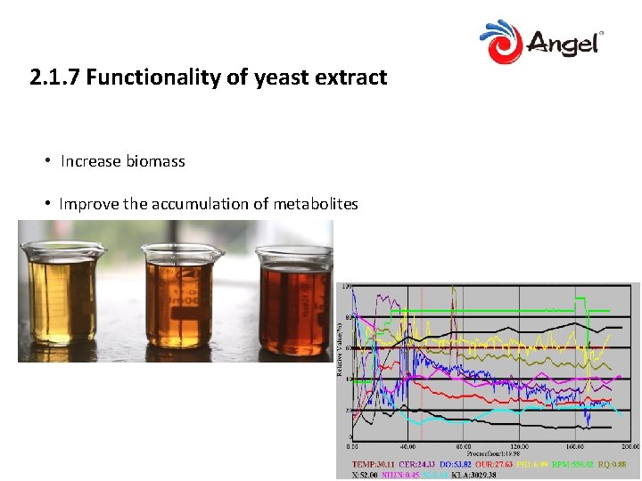 2. 1. 7 Functionality of yeast extract • Increase biomass • Improve the accumulation