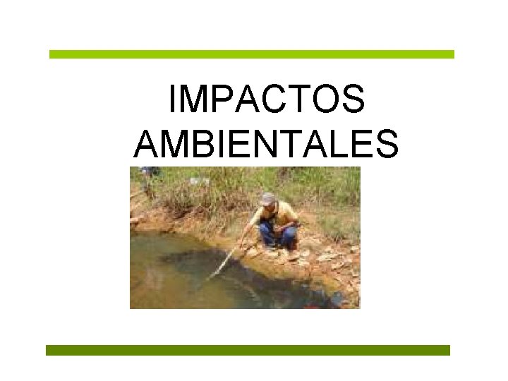 IMPACTOS AMBIENTALES 