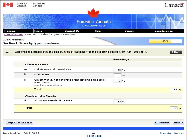8 Statistics Canada • Statistique Canada 2020 -11 -23 8 Statistics Canada • Statistique Canada 2020 -11 -23
