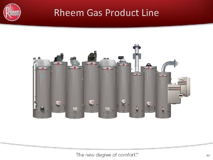 Rheem Gas Product Line 43 