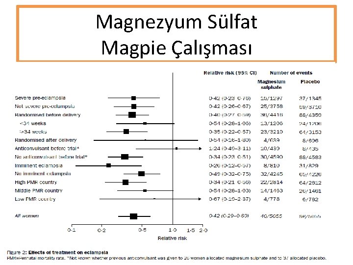 Magnezyum Sülfat Magpie Çalışması Magnezyum Sülfat Magpie Çalışması