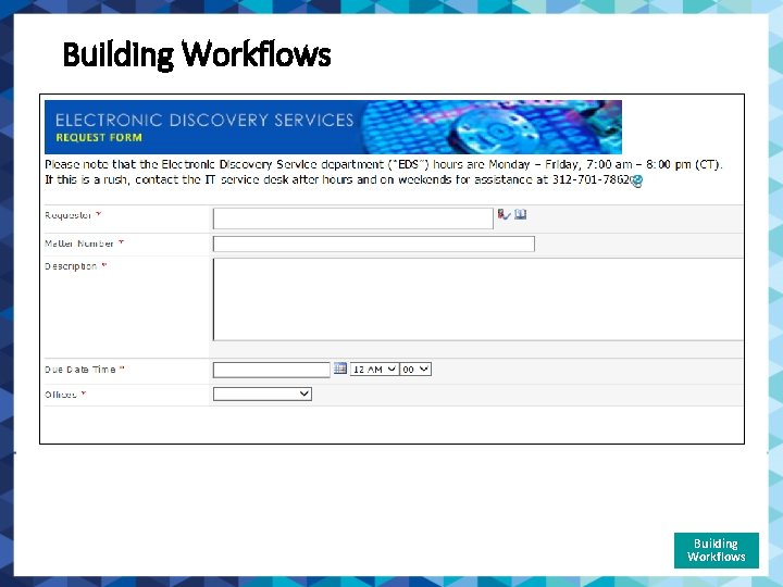 Building Workflows 