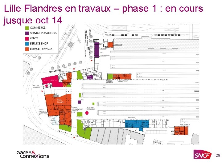 Lille Flandres en travaux – phase 1 : en cours jusque oct 14 |