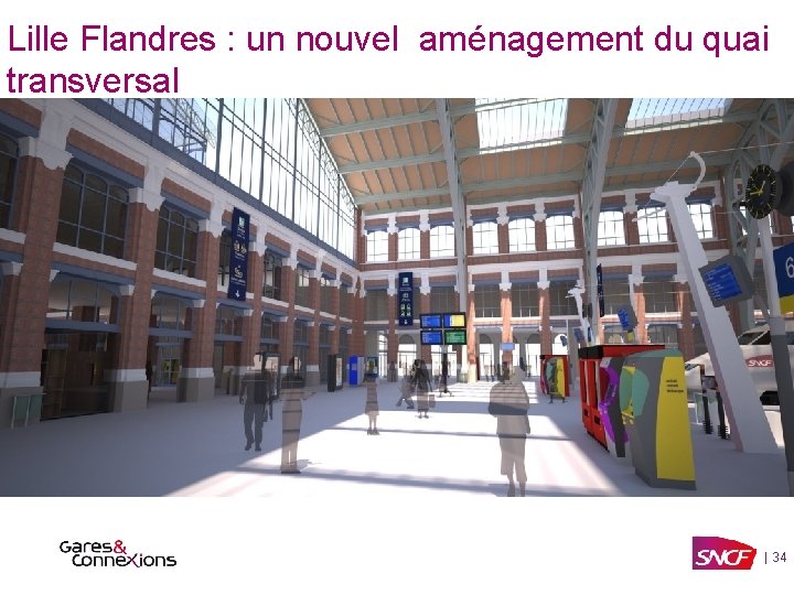 Lille Flandres : un nouvel aménagement du quai transversal | 34 